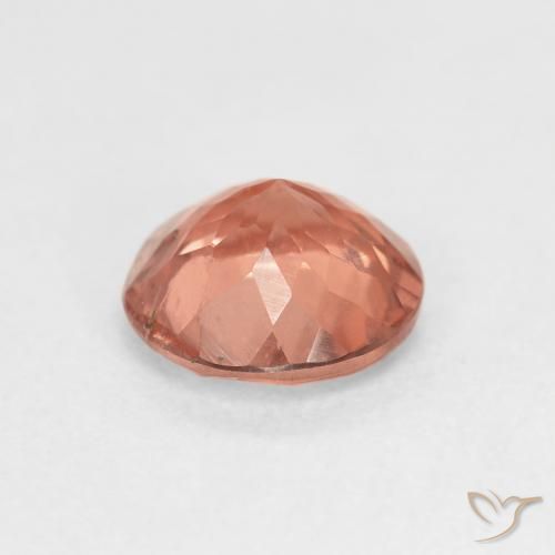 Tormalina Pompelmo Arancia naturale da 1.36 ct, Rotondo, VS