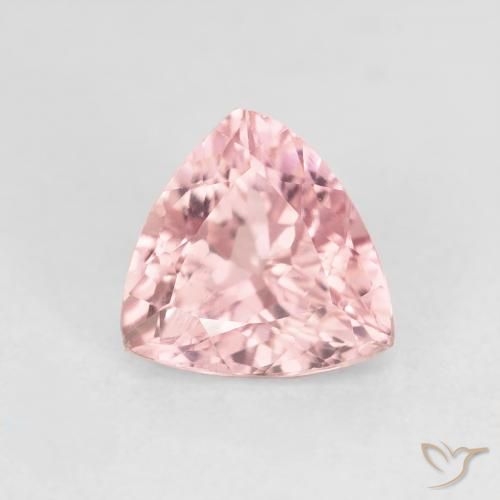 1.45ct Naturale Medium Light-Pink Tormalina, Taglio trillion, VS