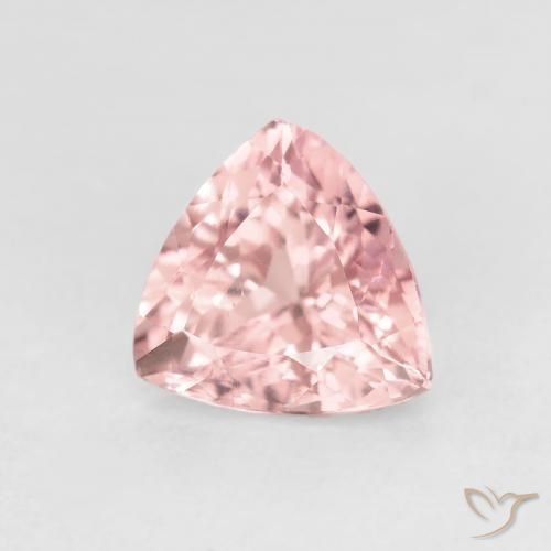 Tormalina Medium Light-Pink naturale da 1.45 ct, Taglio trillion, VS