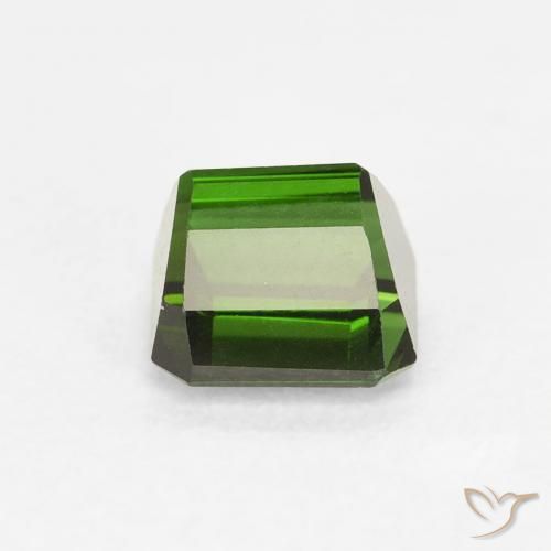 Tormalina Verde foresta naturale da 0.90 ct, Ottagonale / Taglio smeraldo, VVS