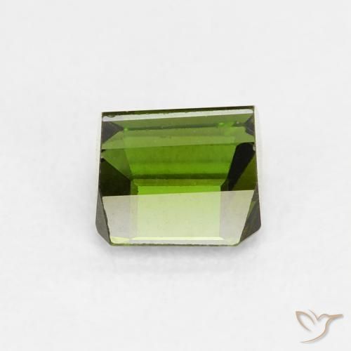 Tormalina Verde foresta naturale da 0.68 ct, Ottagonale / Taglio smeraldo, VVS