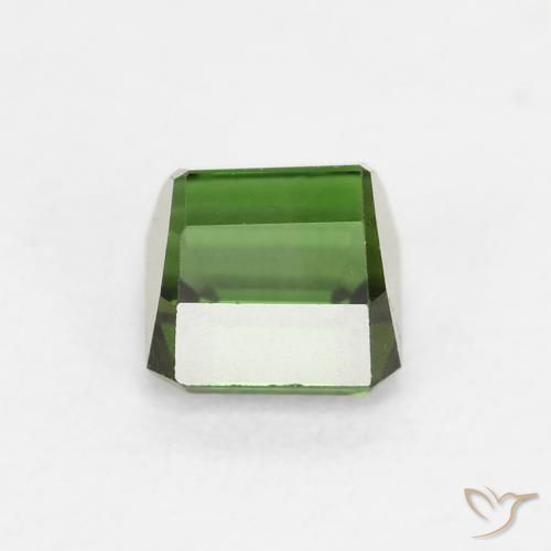 Tormalina Medium Dark-Green naturale da 0.80 ct, Ottagonale / Taglio smeraldo, VVS