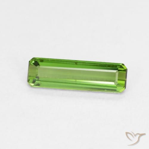 Tormalina Verde scuro naturale da 0.80 ct, Ottagonale / Taglio smeraldo, VVS