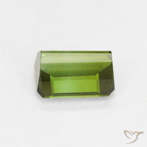 Tormalina Verde foresta naturale da 0.73 ct, Ottagonale / Taglio smeraldo, VVS