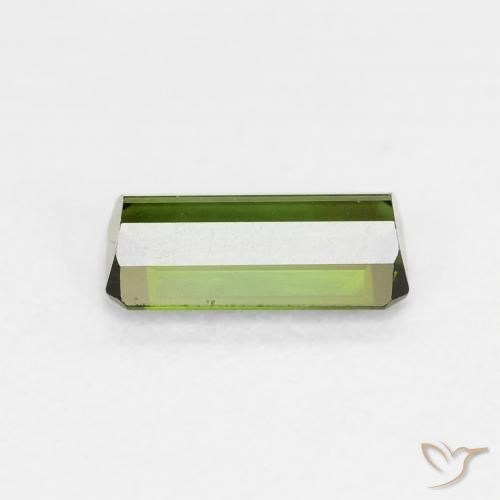 Tormalina Verde scuro naturale da 0.73 ct, Ottagonale / Taglio smeraldo, VVS