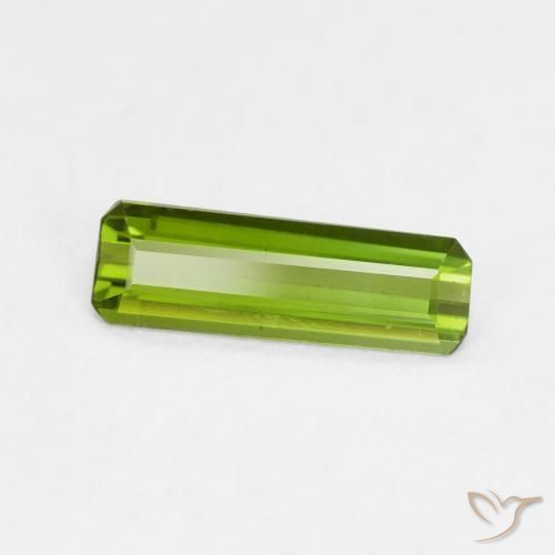 Tormalina Verde acceso naturale da 0.70 ct, Ottagonale / Taglio smeraldo, VVS