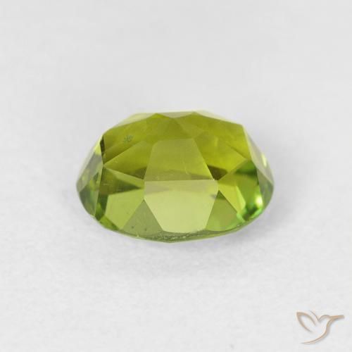 Tormalina Verde acceso naturale da 1.64 ct, Ovale, VS