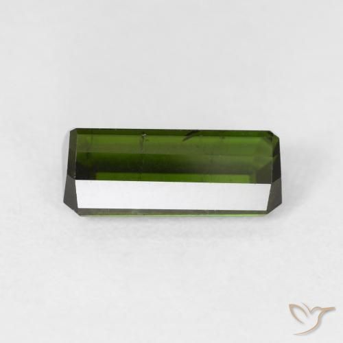 Tormalina Verde terroso naturale da 2.69 ct, Ottagonale / Taglio smeraldo, VS