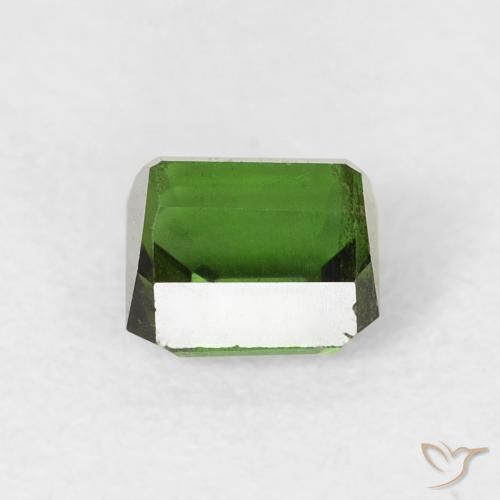 Tormalina Verde naturale da 0.65 ct, Ottagonale / Taglio smeraldo, VS