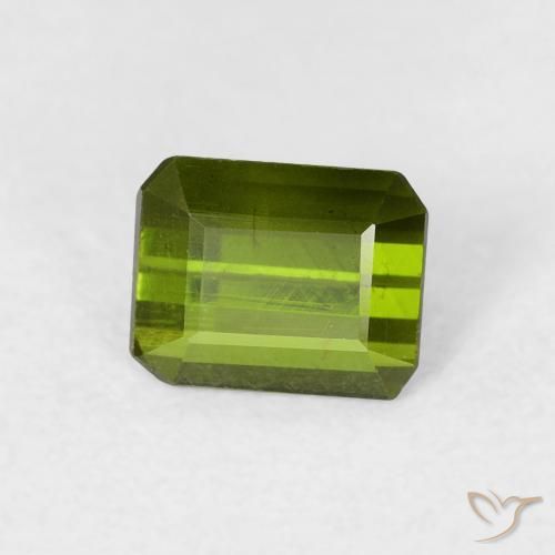 Tormalina Alghe Verdi naturale da 0.72 ct, Ottagonale / Taglio smeraldo, VS