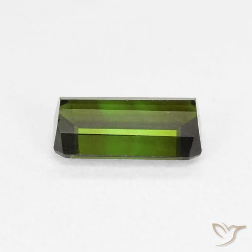 Tormalina Verde foresta naturale da 0.92 ct, Ottagonale / Taglio smeraldo, VVS