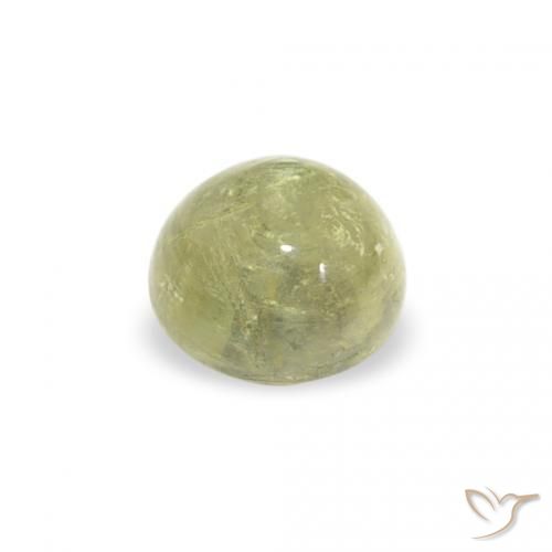 Tormalina Verde lime chiaro naturale da 0.63 ct, Rotondo, Trasparente
