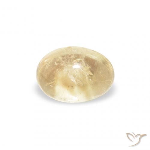 0.72ct Naturale Oro chiaro Tormalina, Ovale, Trasparente