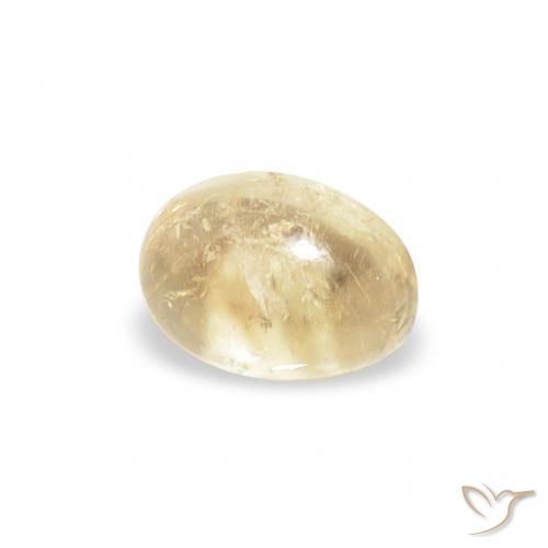 Tormalina Oro chiaro naturale da 0.72 ct, Ovale, Trasparente