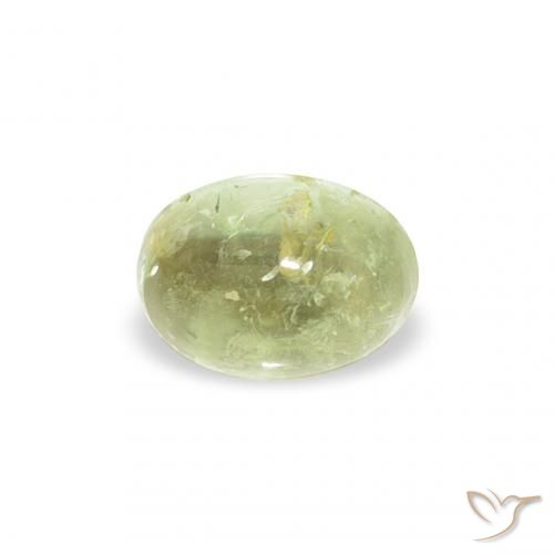 0.74ct Naturale Verde chiaro Tormalina, Ovale, Trasparente