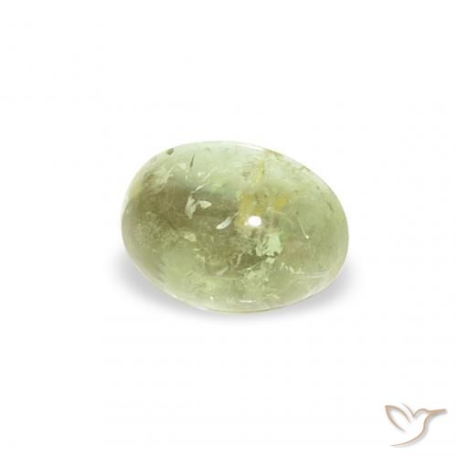 Tormalina Verde chiaro naturale da 0.74 ct, Ovale, Trasparente