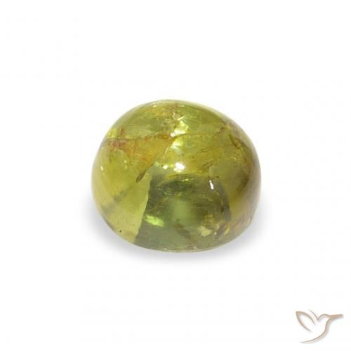 Tormalina Verde caldo naturale da 1.12 ct, Rotondo, Trasparente