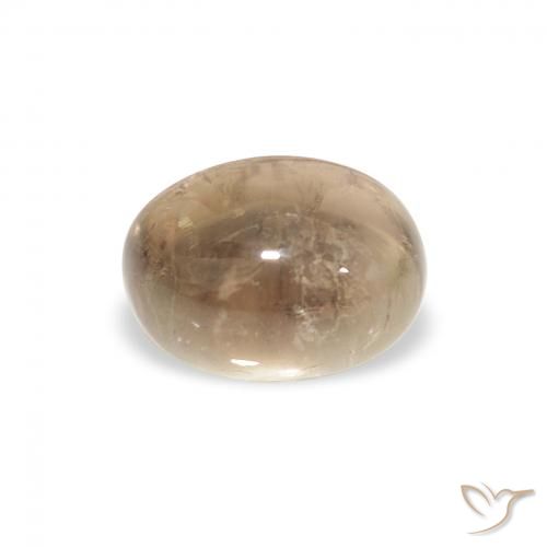 1.64ct Naturale Marrone aranciato Tormalina, Ovale, Trasparente