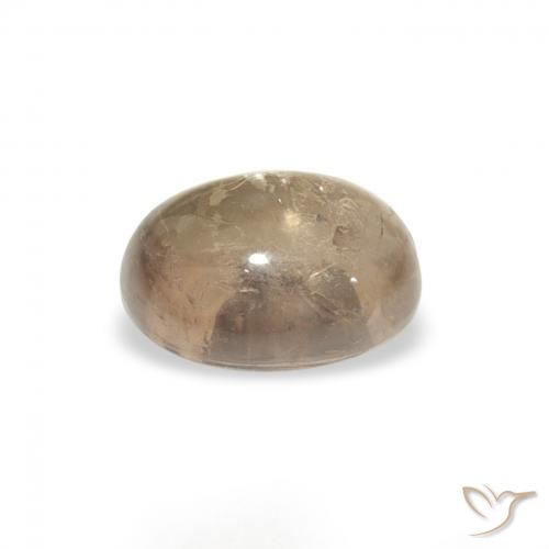 Tormalina Marrone aranciato naturale da 1.64 ct, Ovale, Trasparente