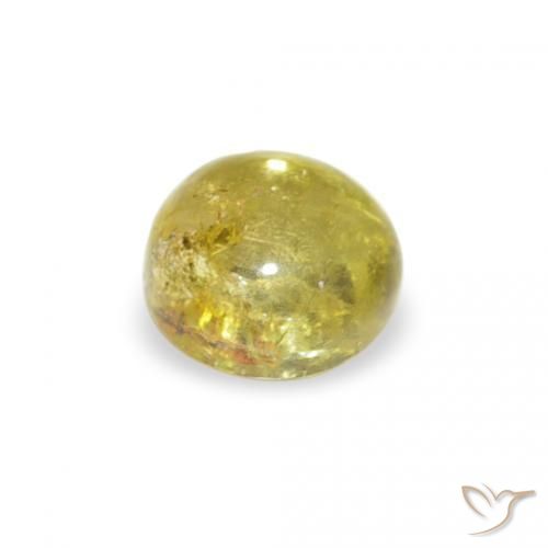 Tormalina Medium Light-Yellow naturale da 0.63 ct, Rotondo, Trasparente