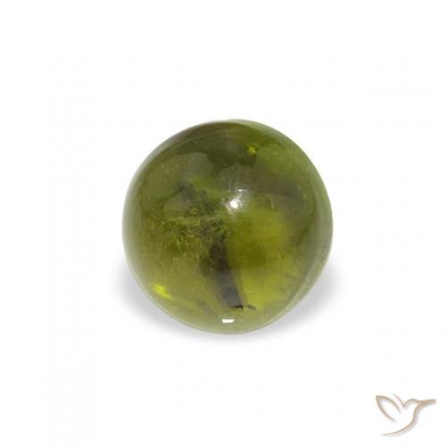 Tormalina Verde foresta naturale da 0.67 ct, Rotondo, Trasparente