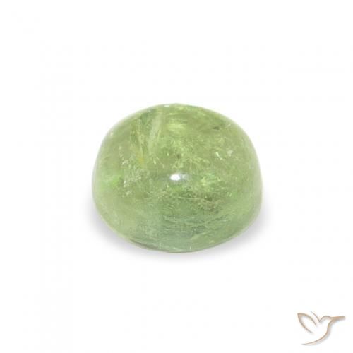 Tormalina Verde chiaro e vivace naturale da 0.72 ct, Rotondo, Trasparente
