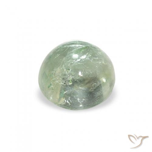 Tormalina Verde medio naturale da 0.94 ct, Rotondo, Trasparente
