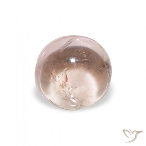 0.93ct Naturale Rosa chiaro Tormalina, Rotondo, Trasparente