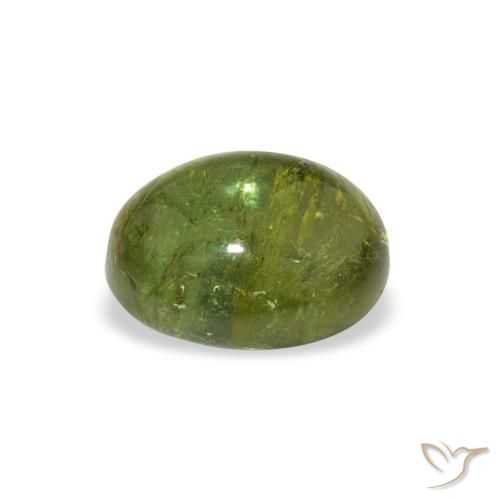 Tormalina Verde medio naturale da 1.45 ct, Ovale, Trasparente