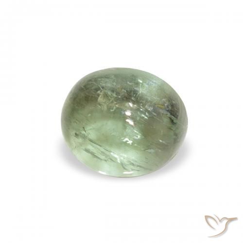 Tormalina Verde foresta chiaro naturale da 0.81 ct, Ovale, Trasparente
