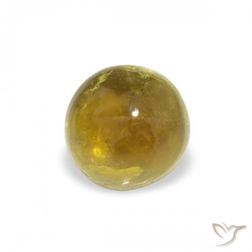 Tormalina Oro giallastro naturale da 0.69 ct, Rotondo, Trasparente