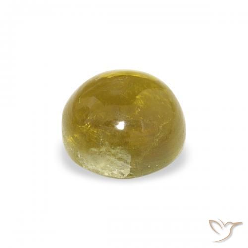 Tormalina Oro giallastro naturale da 0.69 ct, Rotondo, Trasparente