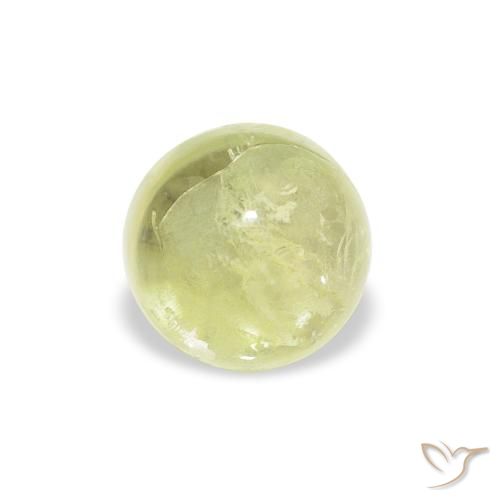 1.29ct Naturale Verde chiaro Tormalina, Rotondo, Trasparente