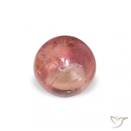 1.31ct Naturale Rosa brillante Tormalina, Rotondo, Trasparente