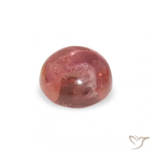 Tormalina Rosa brillante naturale da 1.31 ct, Rotondo, Trasparente