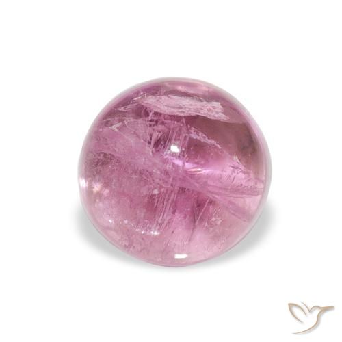 Tormalina Rosa medio naturale da 1.16 ct, Rotondo, Trasparente