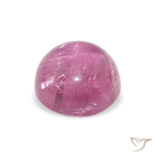Tormalina Rosa medio naturale da 1.16 ct, Rotondo, Trasparente