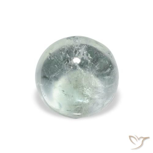 0.95ct Naturale Medium Light Green Tormalina, Rotondo, Trasparente