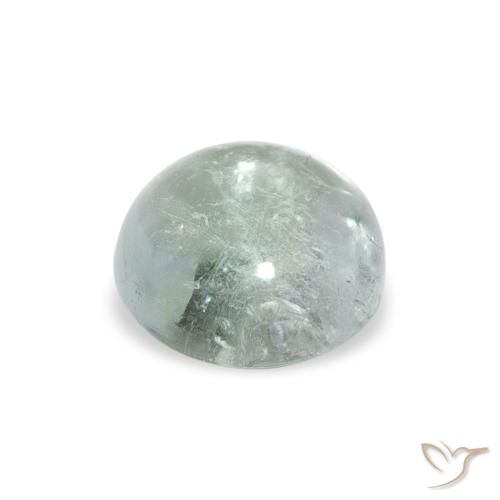 Tormalina Medium Light Green naturale da 0.95 ct, Rotondo, Trasparente
