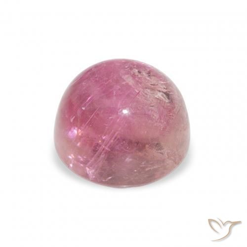 Tormalina Rosa medio naturale da 1.51 ct, Rotondo, Trasparente