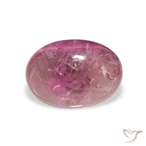 1.05ct Naturale Rosa medio Tormalina, Ovale, Trasparente