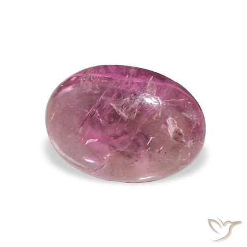 Tormalina Rosa medio naturale da 1.05 ct, Ovale, Trasparente