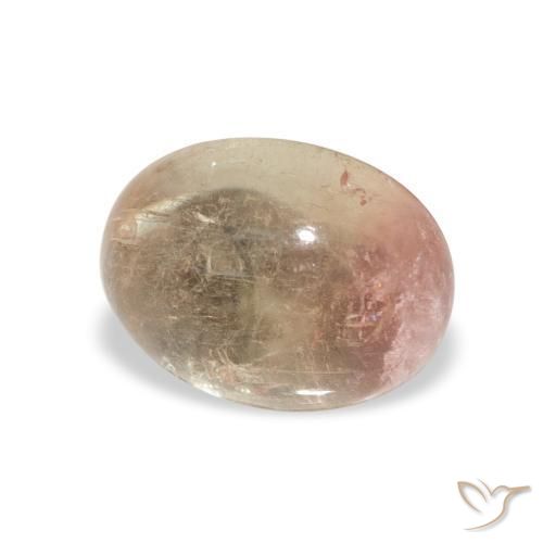 Tormalina Rosa medio naturale da 1.66 ct, Ovale, Trasparente