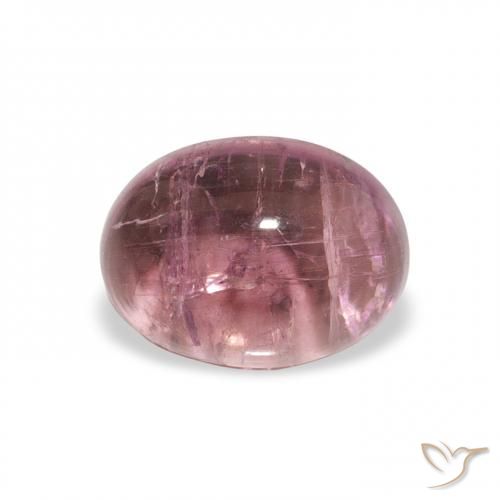 1.13ct Naturale Rosa hot Tormalina, Ovale, Trasparente
