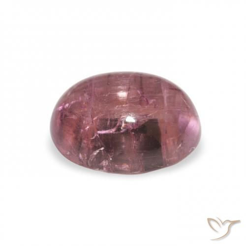 Tormalina Rosa hot naturale da 1.13 ct, Ovale, Trasparente