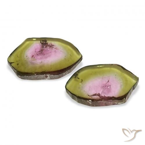 Gemme di Tormalina Colo anguria naturale da 3.73 ct, Taglio a fantasia, Trasparente