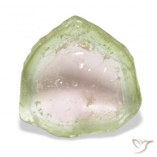 Tormalina Bi-Colore naturale da 8.09 ct, Taglio a fantasia, Trasparente