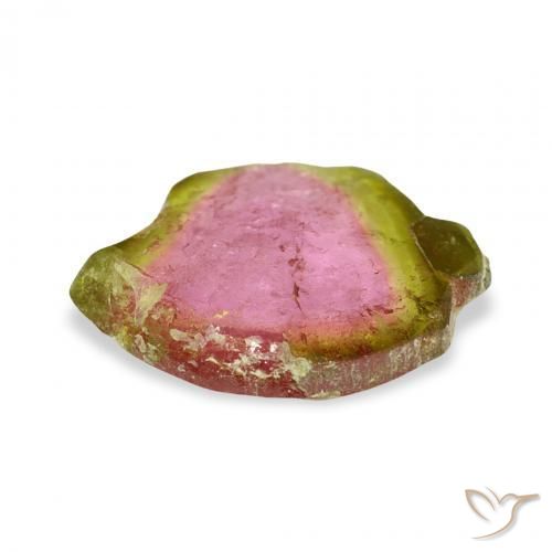 Tormalina Colo anguria naturale da 3.83 ct, Taglio a fantasia, Trasparente