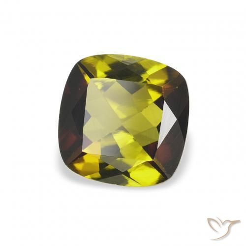 Tormalina Verde scuro naturale da 0.96 ct, Cuscino, VS