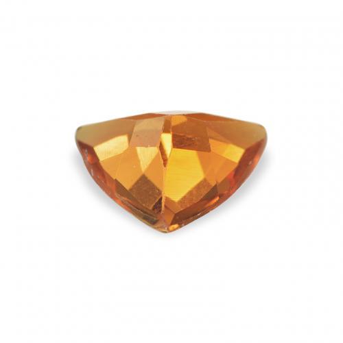 Tormalina Arancio Medio naturale da 0.68 ct, Taglio trillion, VS